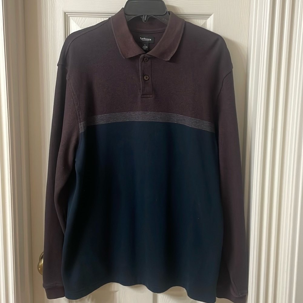 Long Sleeve Fleece Van Heusen Shirt